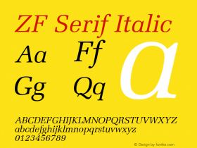 ZF Serif