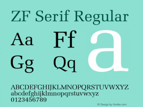 ZF Serif