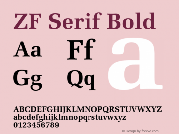 ZF Serif