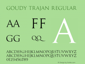 Goudy Trajan