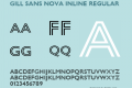 Gill Sans Nova Inline