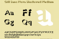 Gill Sans Nova Shadowed