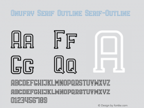 Onufry Serif Outline