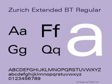 Zurich Extended BT