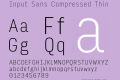 Input Sans Compressed