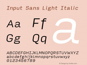 Input Sans