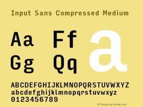 Input Sans Compressed