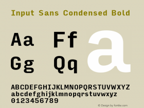 Input Sans Condensed