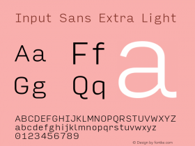 Input Sans