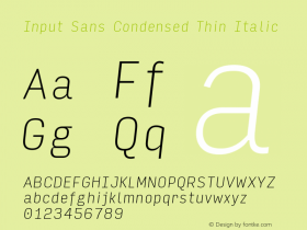 Input Sans Condensed