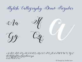 Stylish Calligraphy Demo