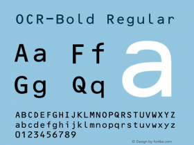 OCR-Bold