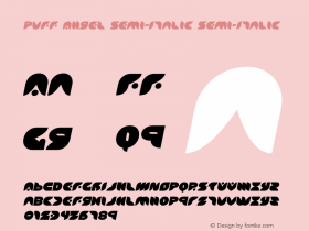 Puff Angel Semi-Italic