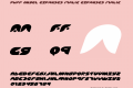 Puff Angel Expanded Italic