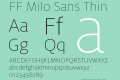 FF Milo Sans