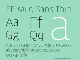 FF Milo Sans