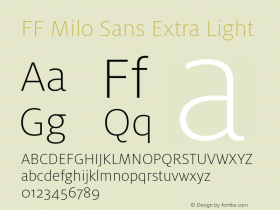 FF Milo Sans