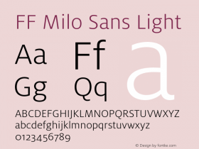 FF Milo Sans