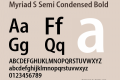 Myriad S Semi Condensed