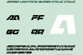 Armed Lightning Super-Italic