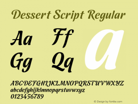 Dessert Script
