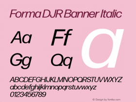 Forma DJR Banner