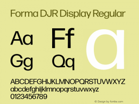 Forma DJR Display