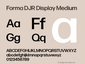 Forma DJR Display