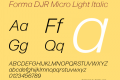 Forma DJR Micro