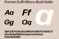 Forma DJR Micro