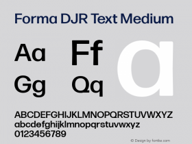 Forma DJR Text