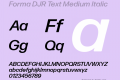 Forma DJR Text