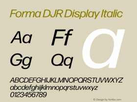 Forma DJR Display