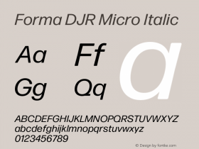 Forma DJR Micro