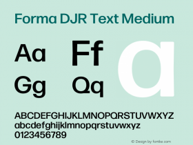 Forma DJR Text