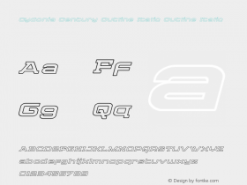 Cydonia Century Outline Italic