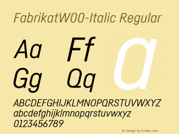 FabrikatW00-Italic