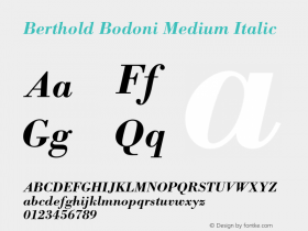 Berthold Bodoni