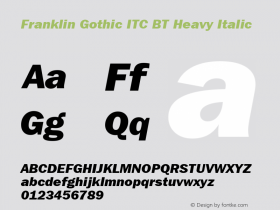 Franklin Gothic ITC BT