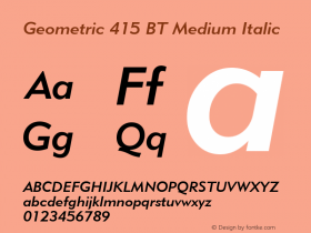 Geometric 415 BT