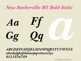 New Baskerville BT