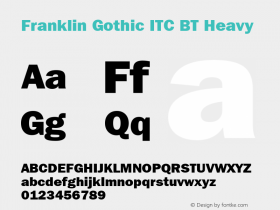 Franklin Gothic ITC BT