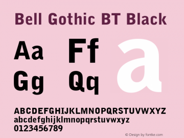 Bell Gothic BT