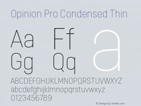 Opinion Pro Condensed