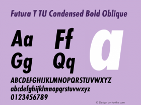 Futura T TU Condensed