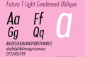 Futura T Light Condensed