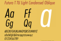 Futura T TU Light Condensed