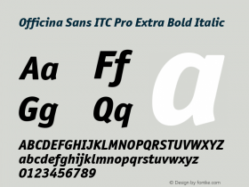 Officina Sans ITC Pro