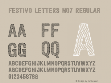 Festivo Letters No7
