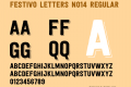 Festivo Letters No14